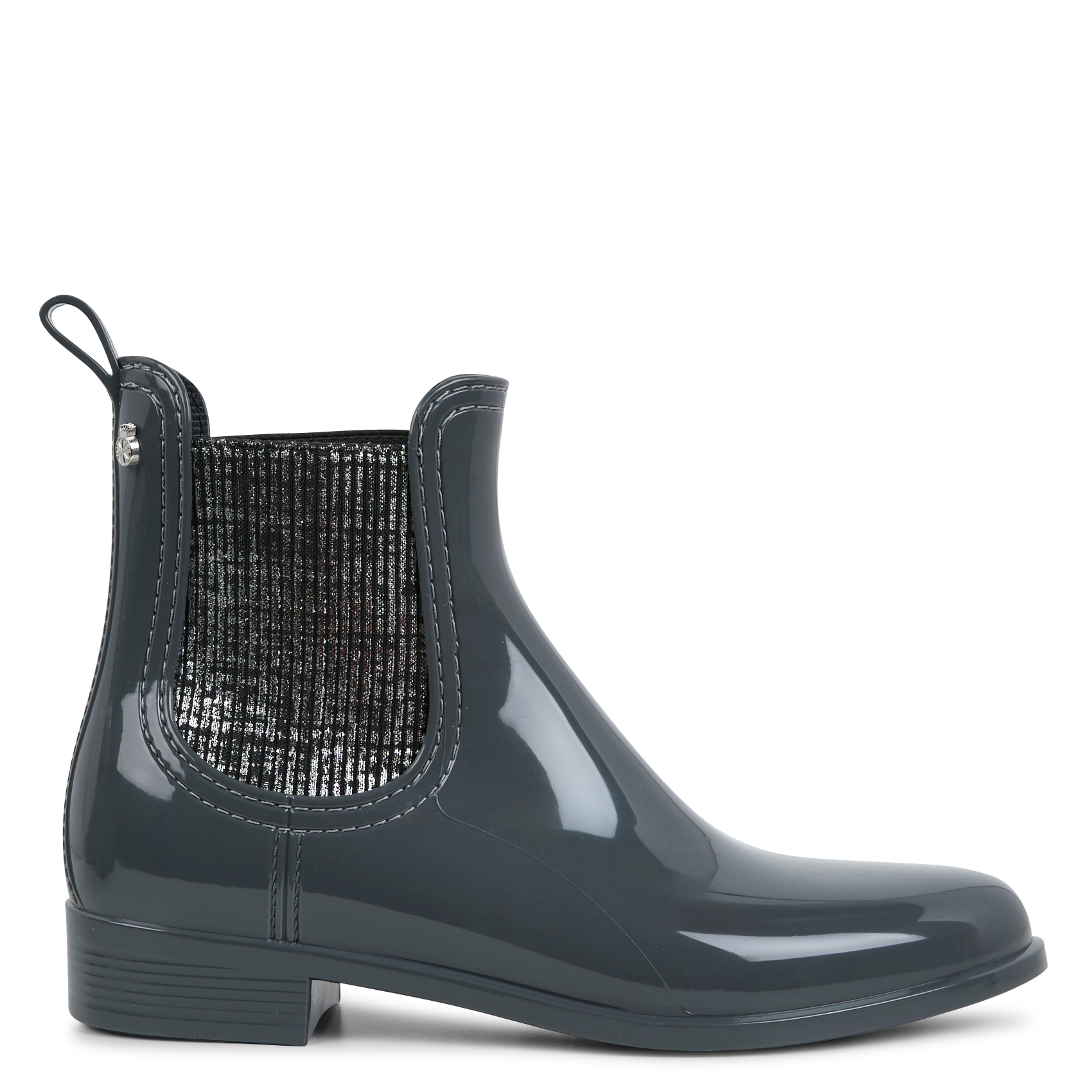 AINE - Bottines Chelsea à talons| Gris
