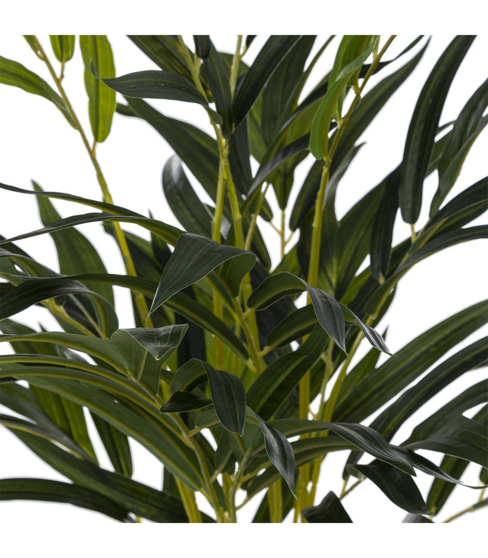Plante artificielle palmier dans pot en roseau h 80 cm