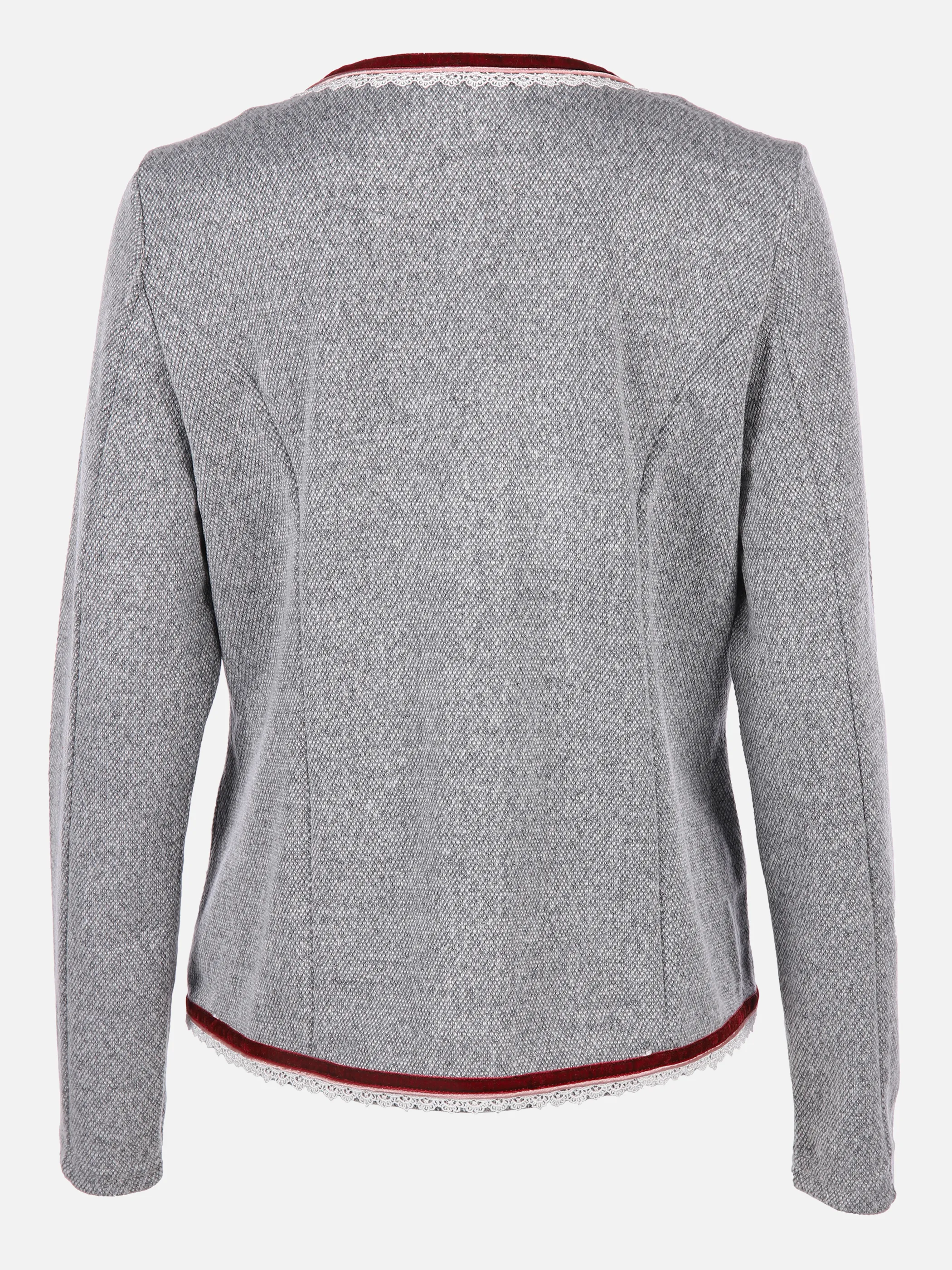 Damen Trachten Cardigan mit Spitzenbordüre