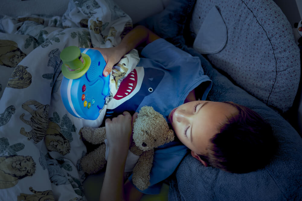 TECHNIFANT Kinder Audioplayer Bluetoothlautsprecher, Nachtlicht