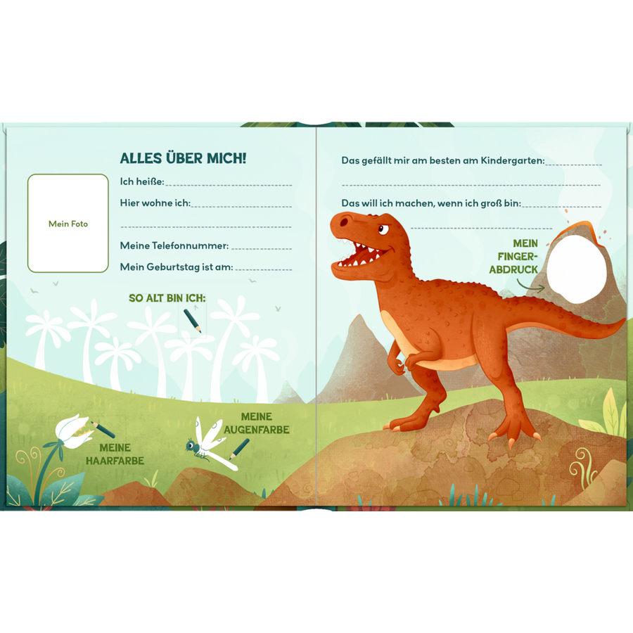Coppenrath Freundebuch: Meine Kindergartenfreunde - Dino Friends
