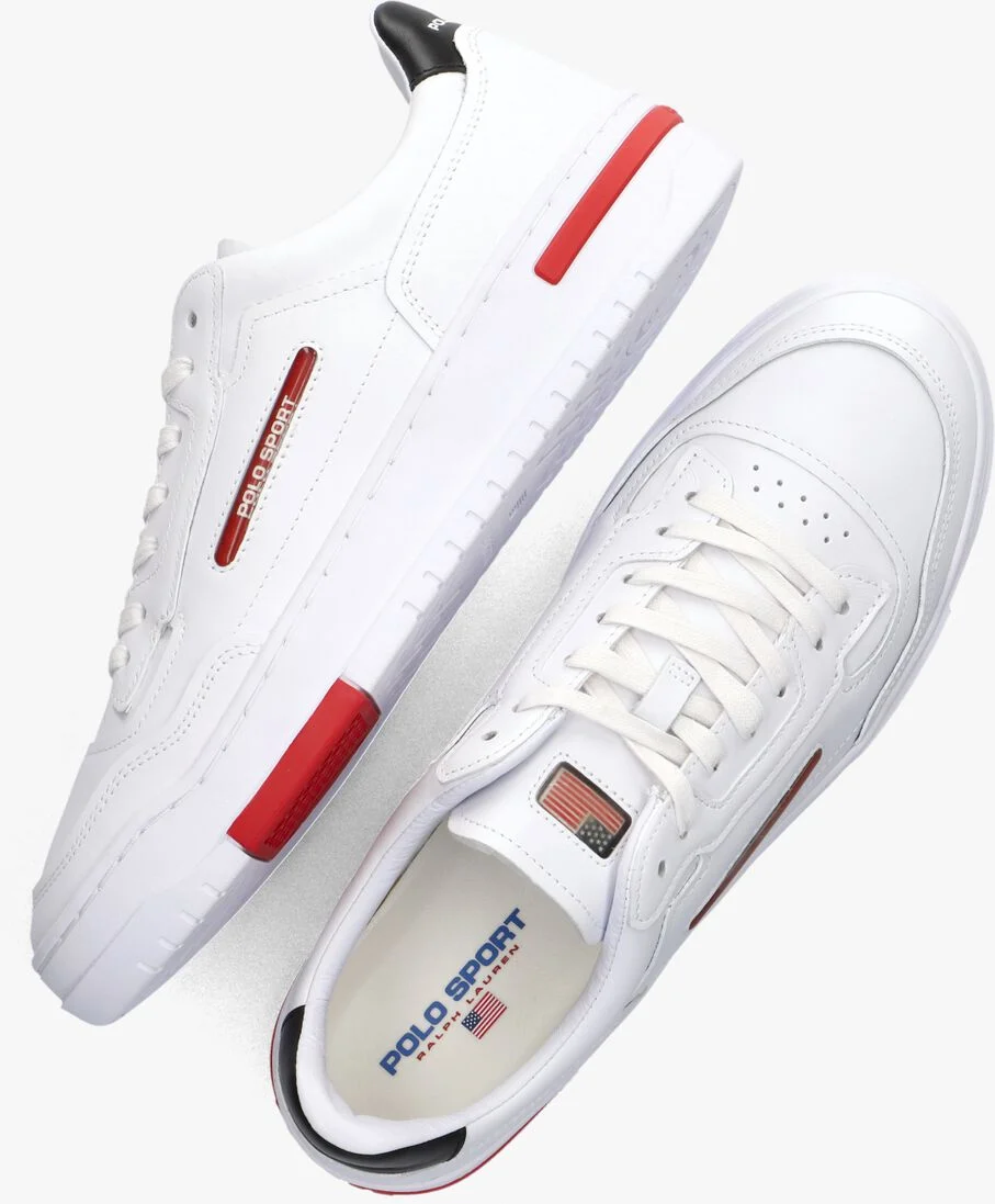 POLO RALPH LAUREN witte polo ralph lauren lage sneakers ps300