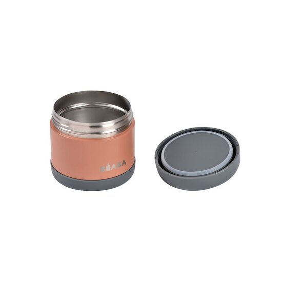 Portion inox isotherme   Grey / Terracotta        500 ml   de               Béaba