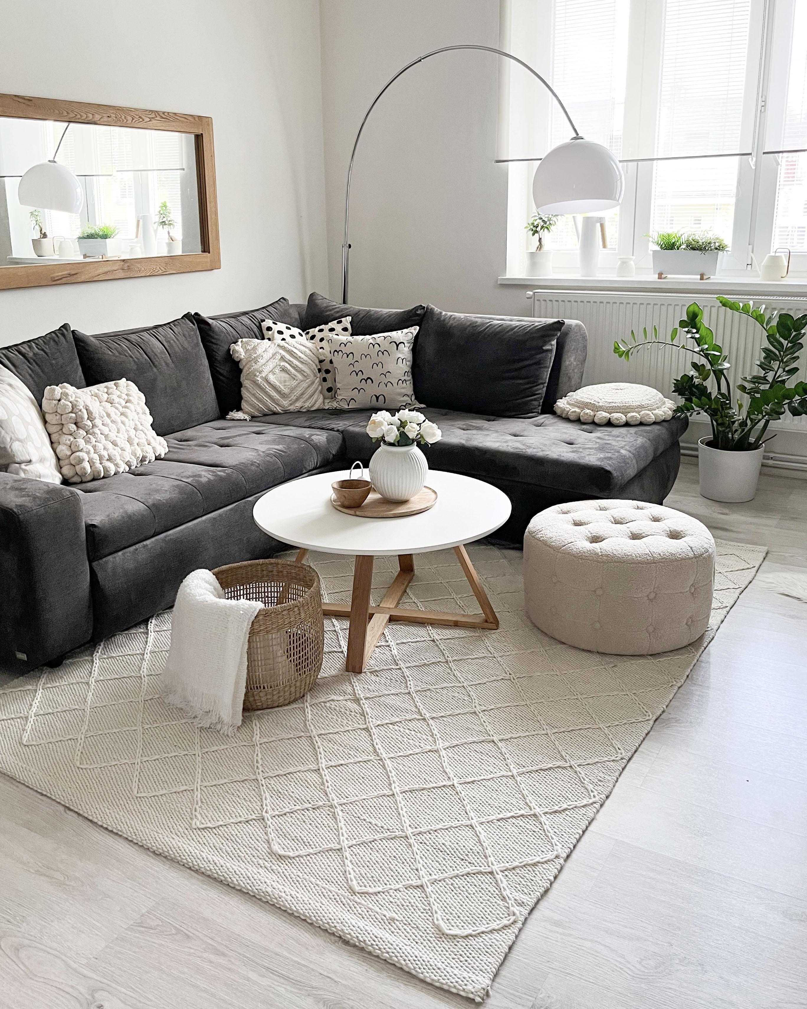 Vloerkleed ELLEK Wit 160 x 230 cm Wol