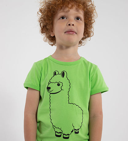 ANIMAL T-Shirt - DyrHide - Hell Green Lama Buddy