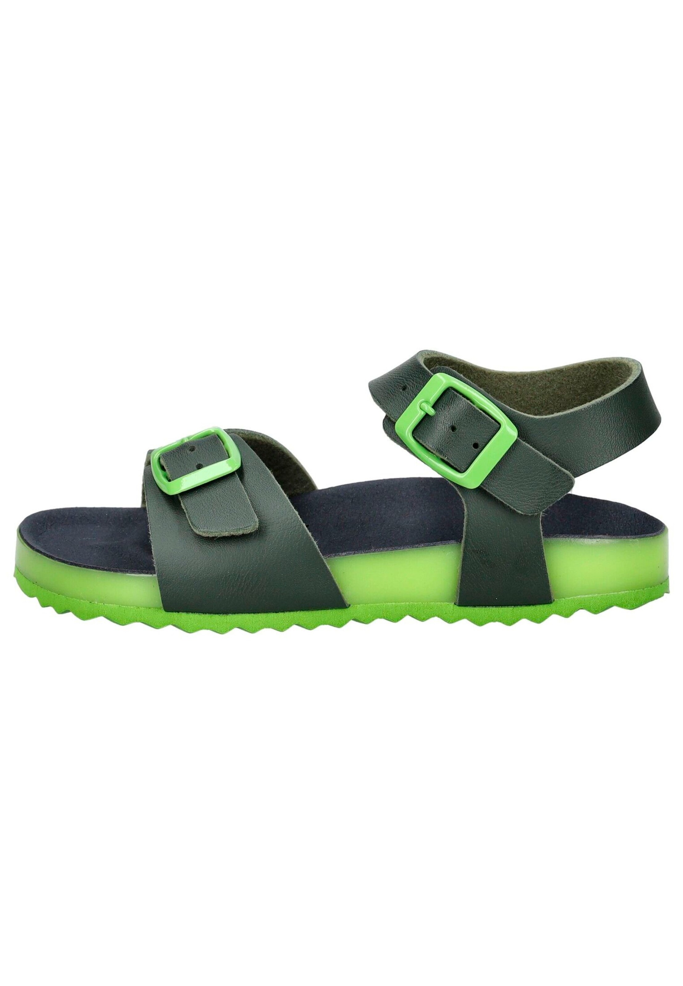 Sandalen Grün/Gelb