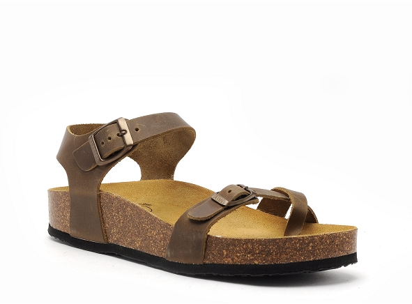 Plakton nu pieds plats femme cp zomba 341016 kaki