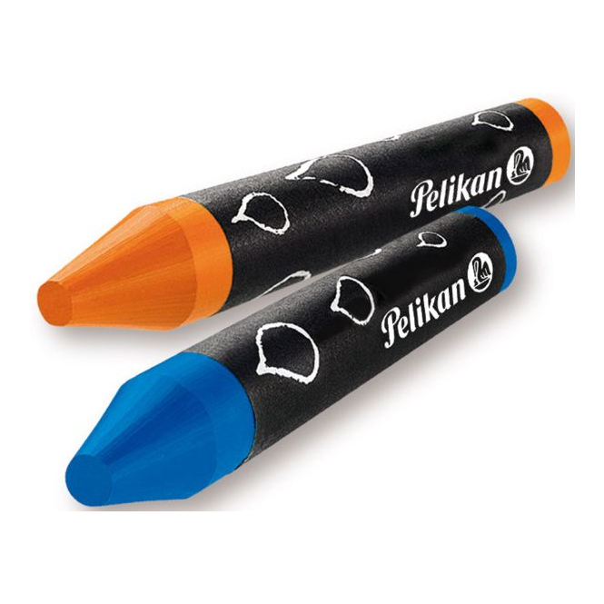 Pelikan, 8 Wachsmaler wasservermalbar, rund in Box