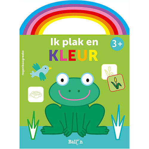 Uitgeverij ballon ik plak en kleur - kikker