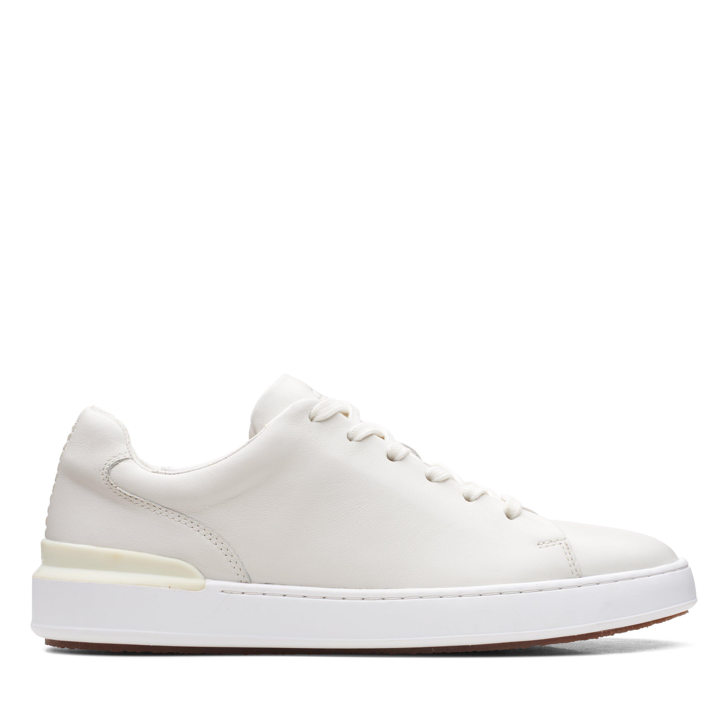 Clarks Court Lite Lace Leather Trainers