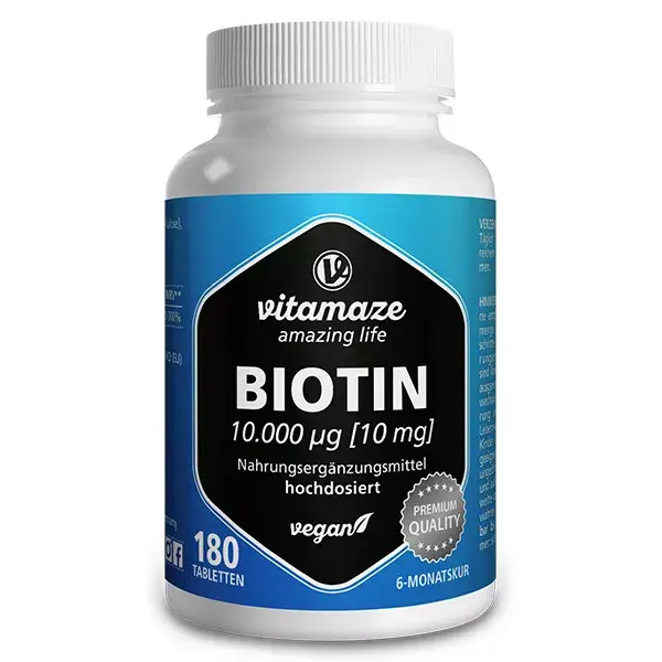Vitamaze Biotina 10mg 180 comprimidos