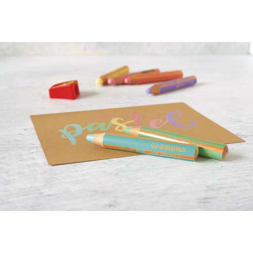 STABILO® woody 3 in 1 Pastell 6er-Set