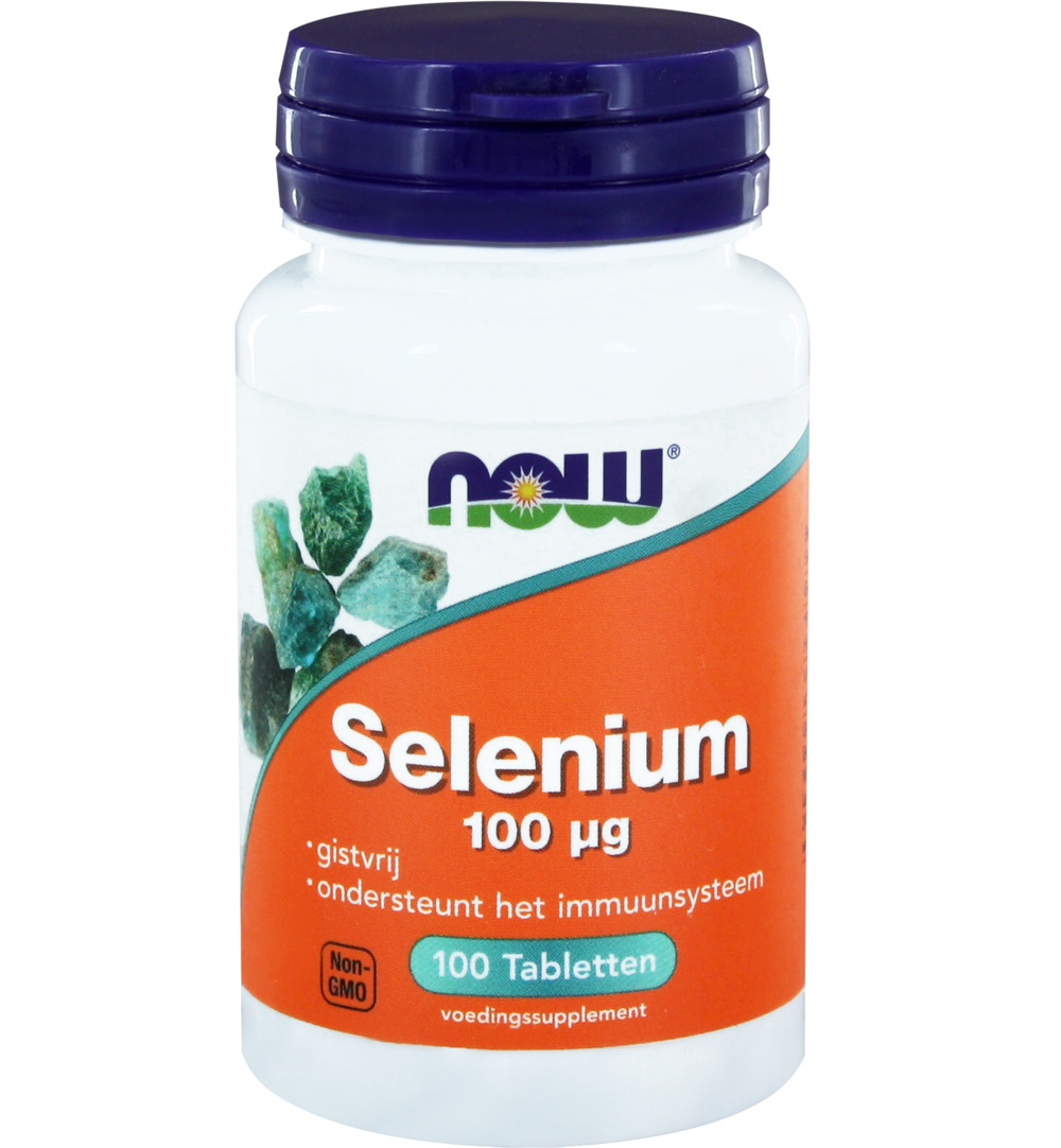 Now Selenium 100 mcg (100 tabletten)