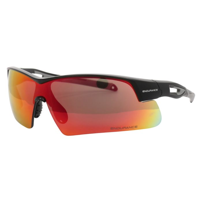 Endurance Unisex Solbriller Jacque Half-Frame Sports Glass Sort