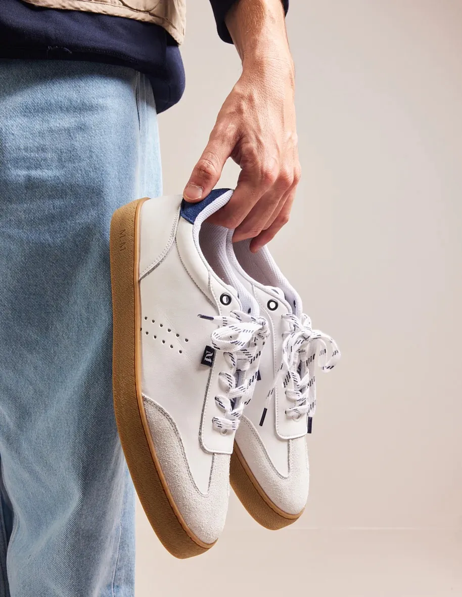 Baskets basses Pablo M.Moustache