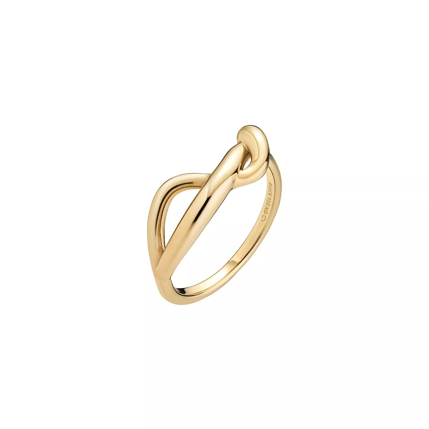 Maria Black Twisted Deceiver Ring 18 kt. Forgyldt Sølv 500446YG