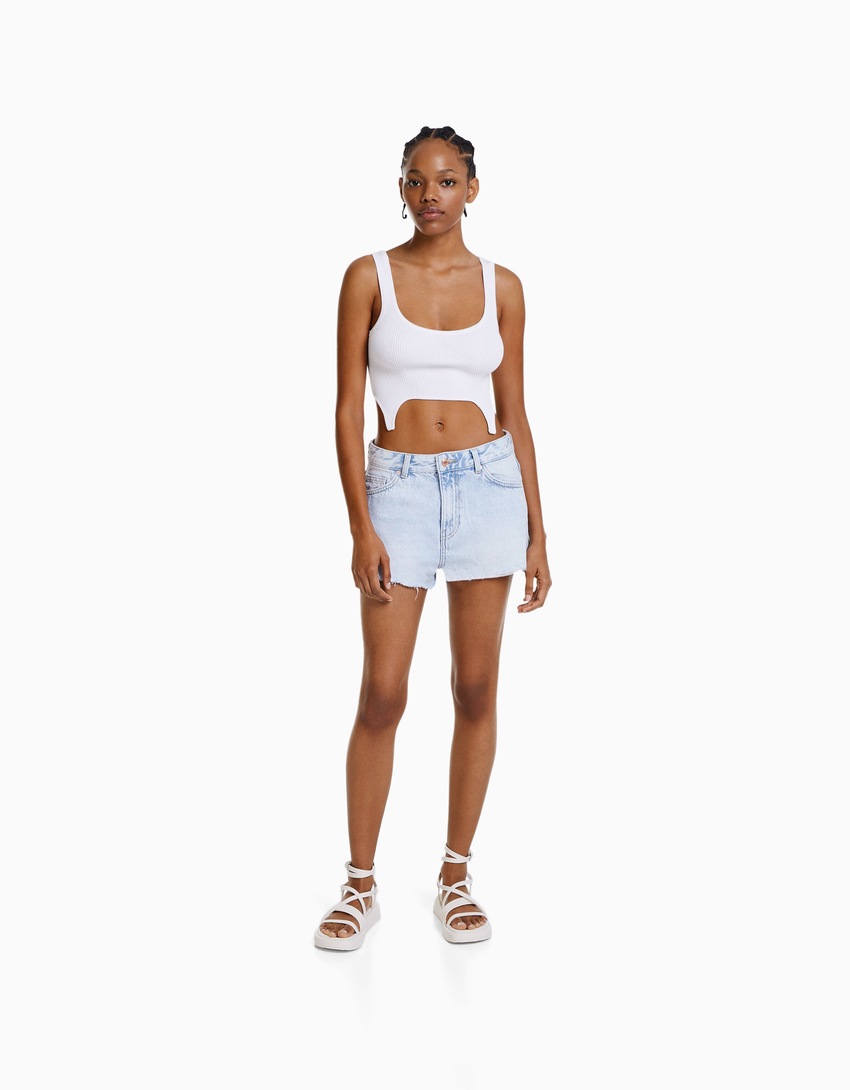 shorts jeans vintage rasgados