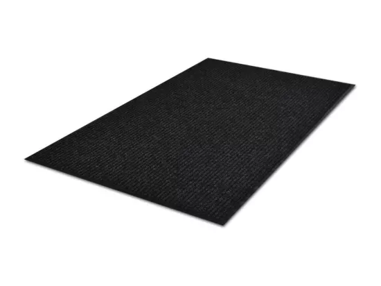 Tapis d'entrée Noir PVC 90 x 120 cm
