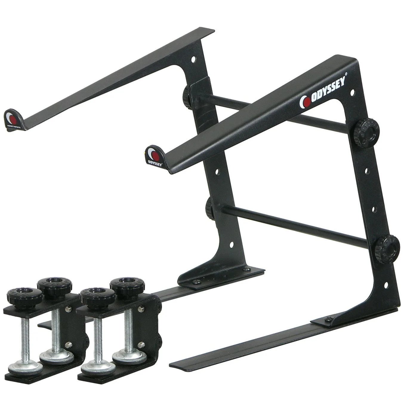 Odyssey LSTAND laptop standaard met klemmen zwart