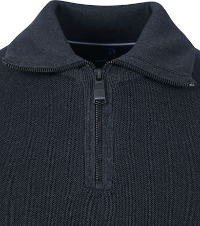 Casa Moda Halfzip Trui Donkerblauw 413705900-147 kopen