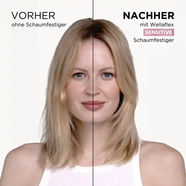 Sensitive Schaumfestiger