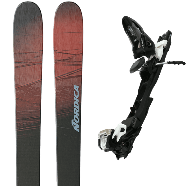 Pack ski de randonnée NORDICA UNLEASHED 114 RED/BLK/BLUE + Fix