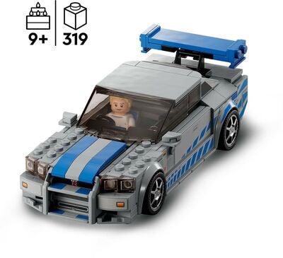 LEGO Speed Champions 76917 2 Fast 2 Furious Nissan Skyline GT-R R34