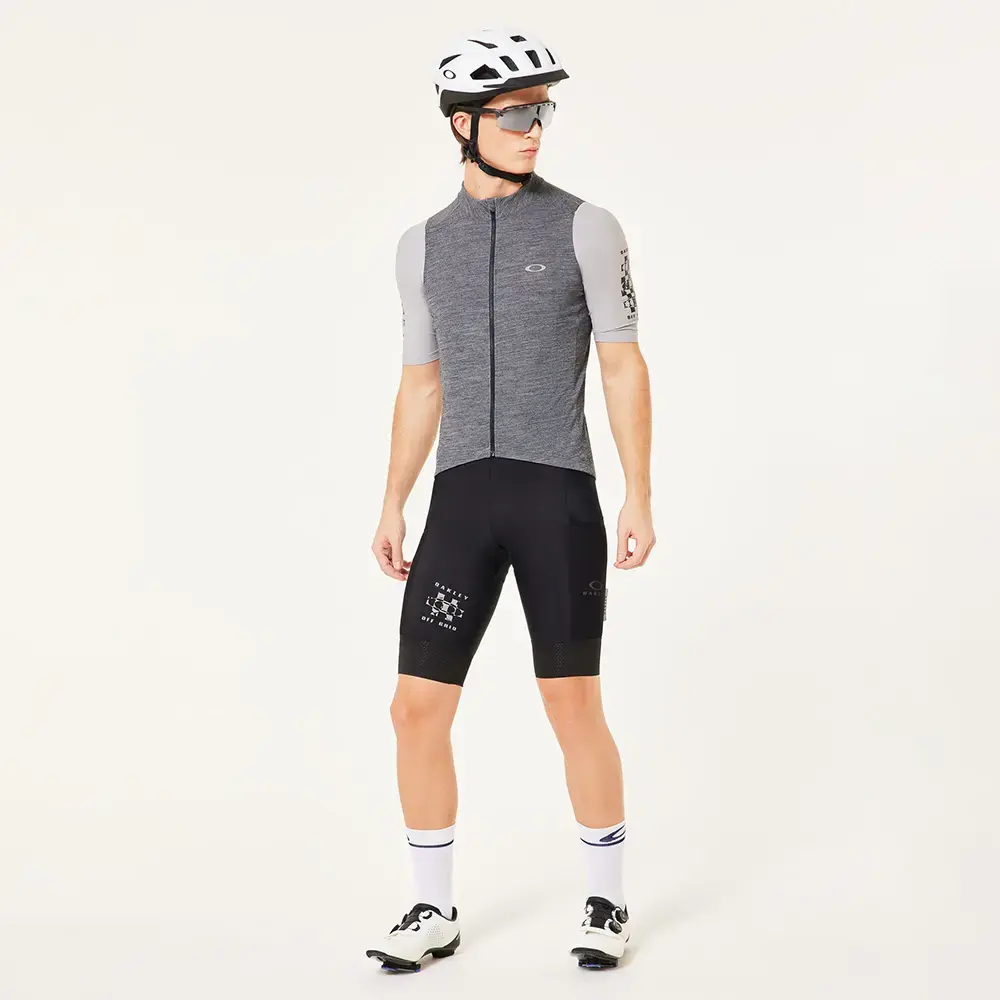 Oakley Off Grid 2.0 Gravel Fietsshirt Korte Mouwen Zwart Heren