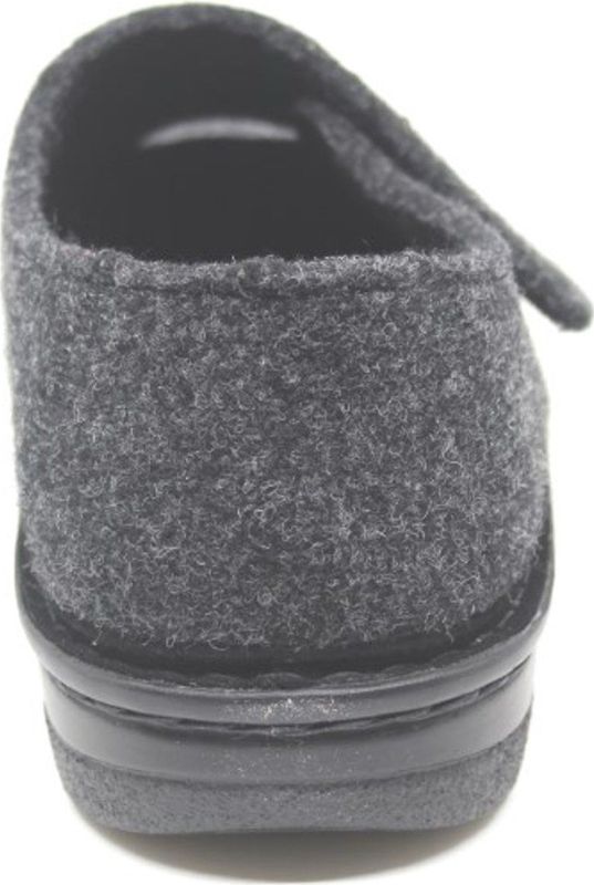Berkemann 05727 937 donkergrijs vilt Pantoffels