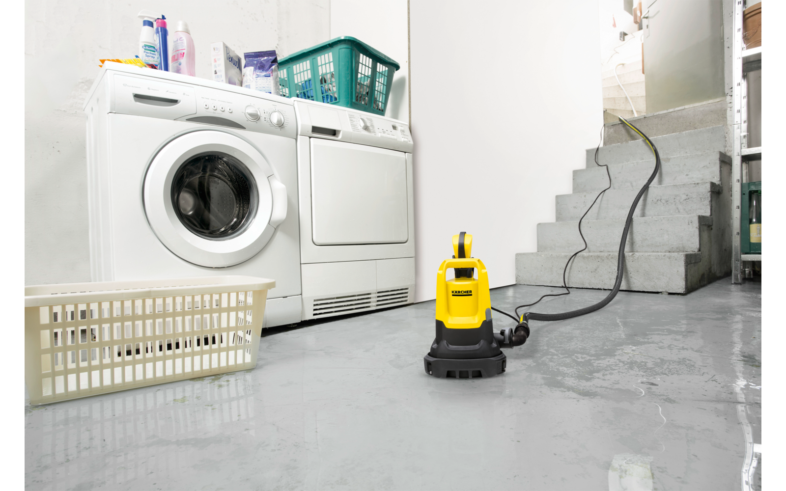 Kärcher Tauchpumpe SP 16.000 Dual mit 2-in-1-Funktion für Schmutzwasser 16000 Liter/Stunde