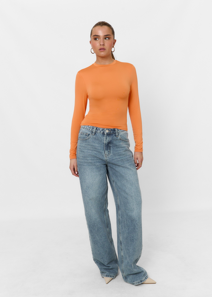 Longsleeve tee peach