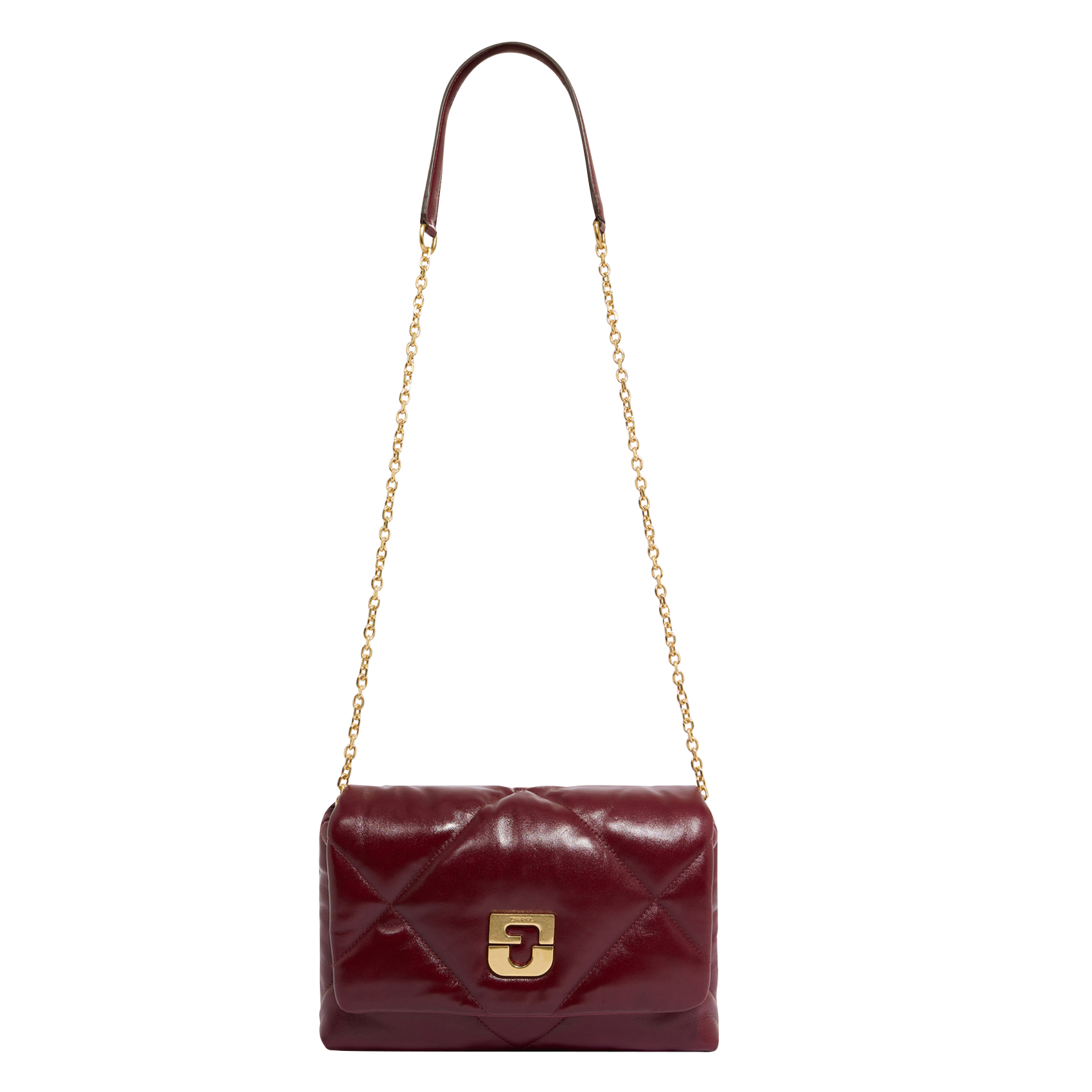 LE FANNY - Sac bandoulière en cuir matelassé | Rouge
