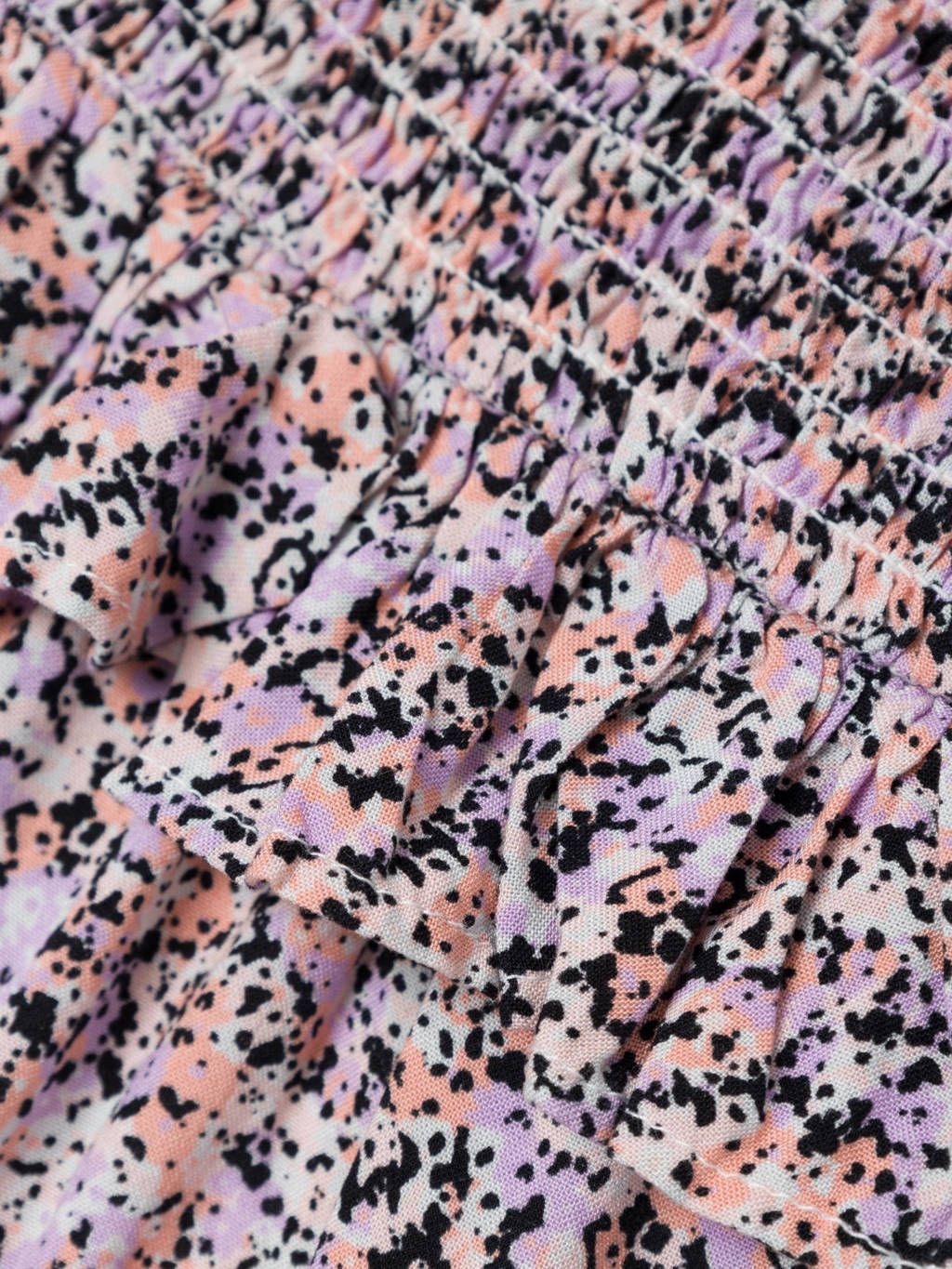 NAME IT rok met all over print lila/zwart/roze