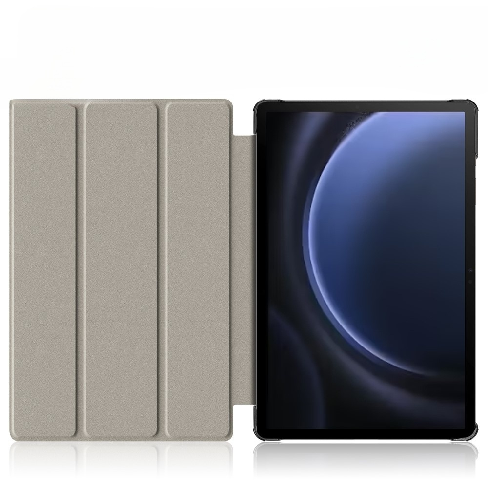 Samsung Galaxy Tab S9 FE Leder Tasche Smart Cover Schutzhülle   S-Pen Halterung - Don't Touch Me