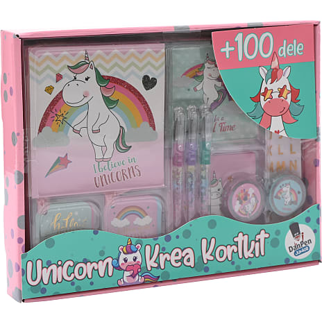 DANPEN krea kortkit - enhjørning