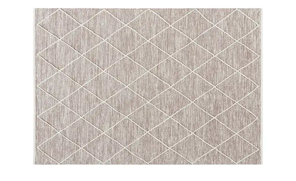 Naturteppich handgewebt Braun 70x140 cm