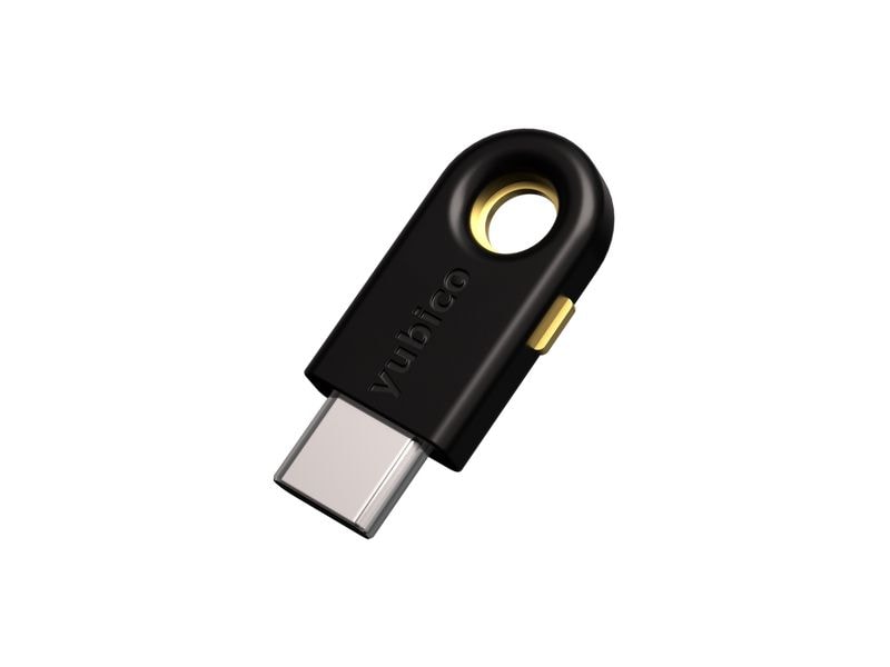 Yubico YubiKey 5C FW 5.7 USB-C, 1 Stück YubiKey 5-Serie: Der Sicherheitsschlüssel mit Unterstützung mehrerer Protokolle