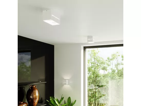 Sollux LOBO MAXI Applique murale encastrable à 2 lumières blanc