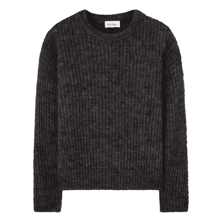 American Vintage Pull Uni | Gris anthracite