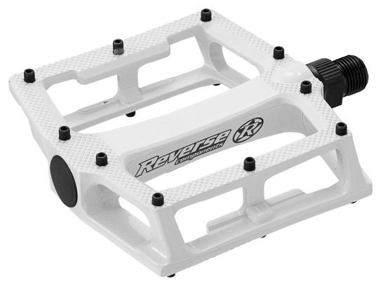 REVERSE Paire de pédales SHAPE 3D Blanc