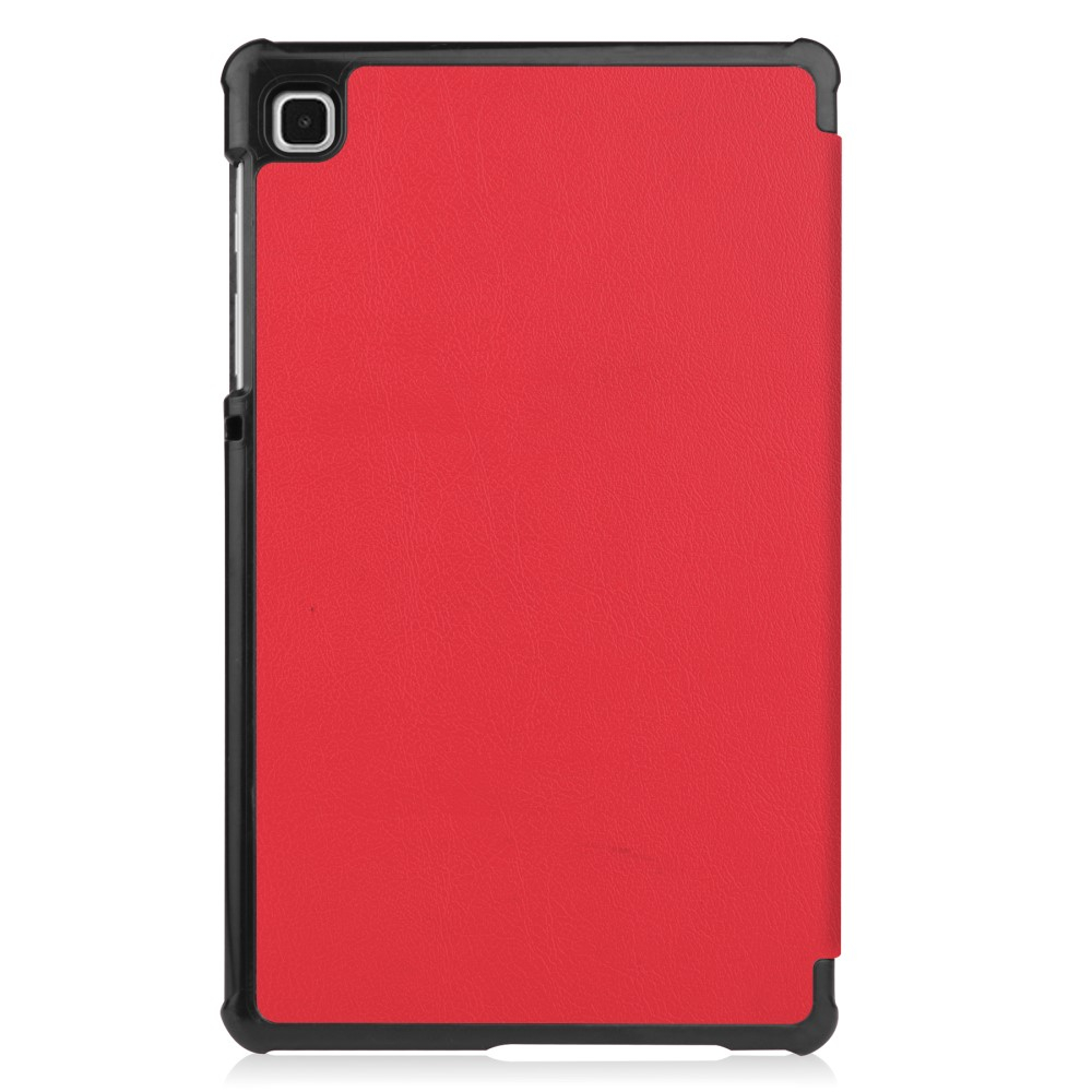 Samsung Galaxy Tab A7 Lite Leder Tasche Smart Cover Hülle - Rot
