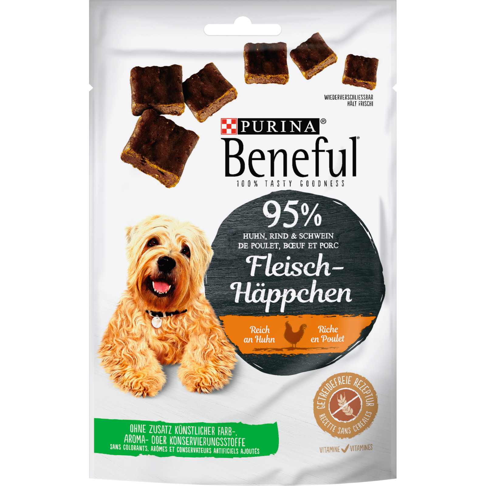 Beneful Fleisch Häppchen Huhn 70 g