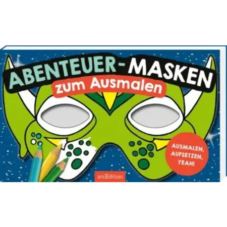 ars Edition Abenteuer-Masken Ausmalen