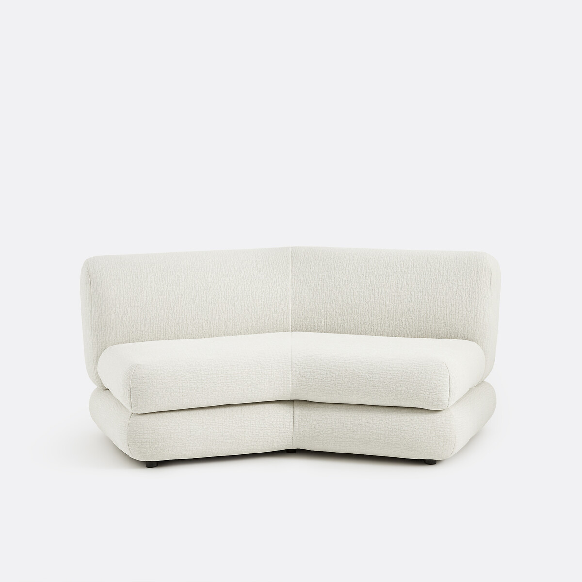 LA REDOUTE INTERIEURS<br>Sofá modular de 2 lugares em tecido texturizado, HOOVER