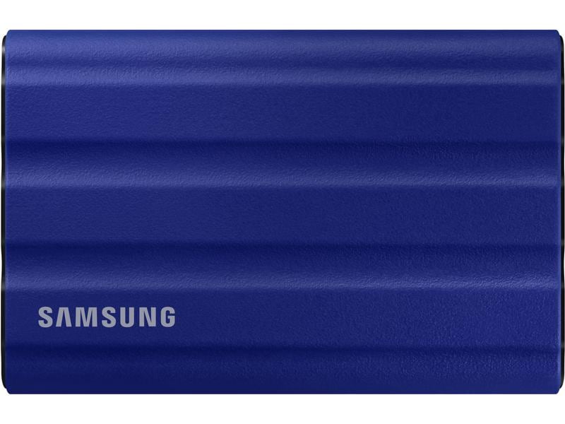 Samsung Externe SSD T7 Shield 2000 GB Blau Externes Solid State Drive mit 2000 GB