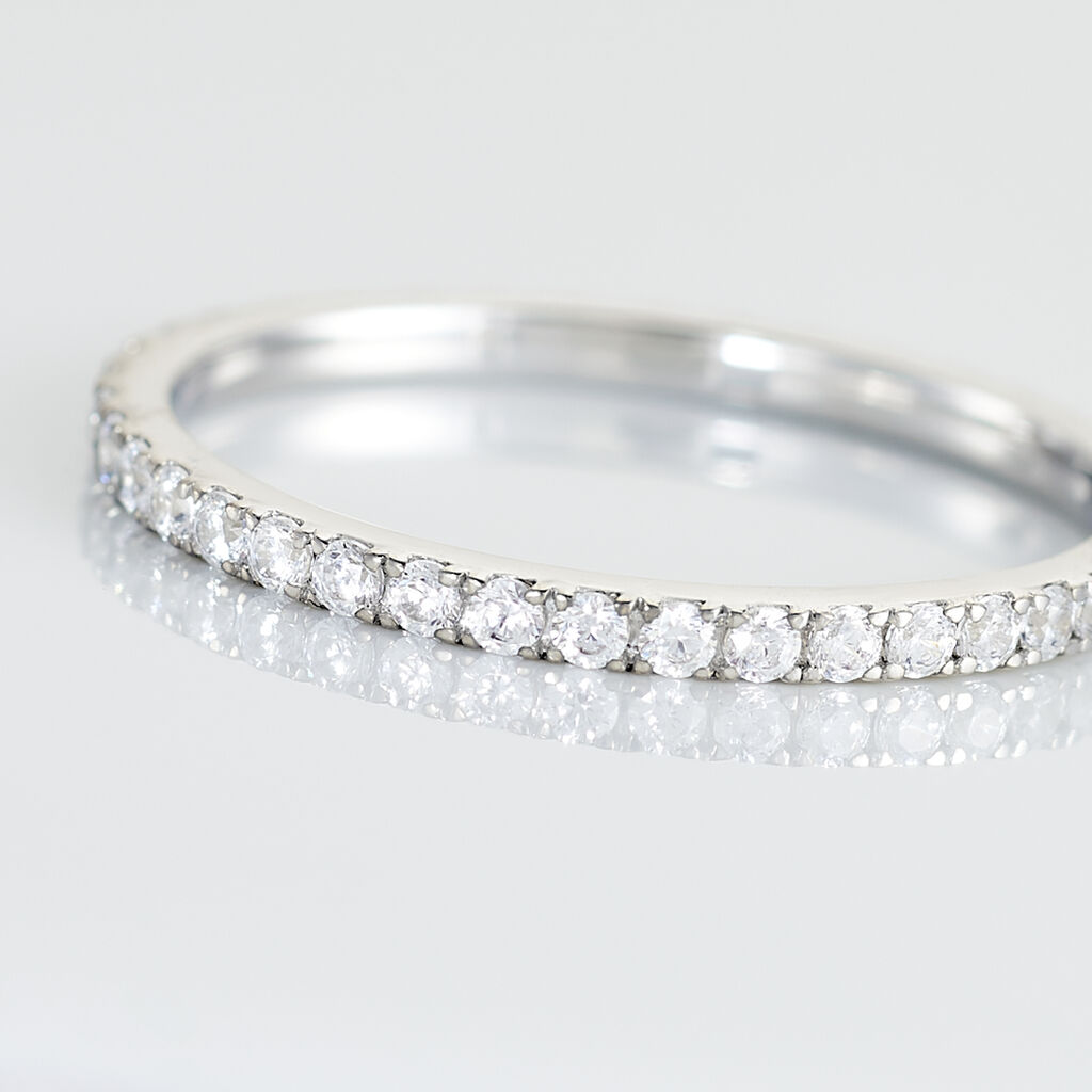 Alliance Lauralee Tour Complet Or Blanc Diamant
