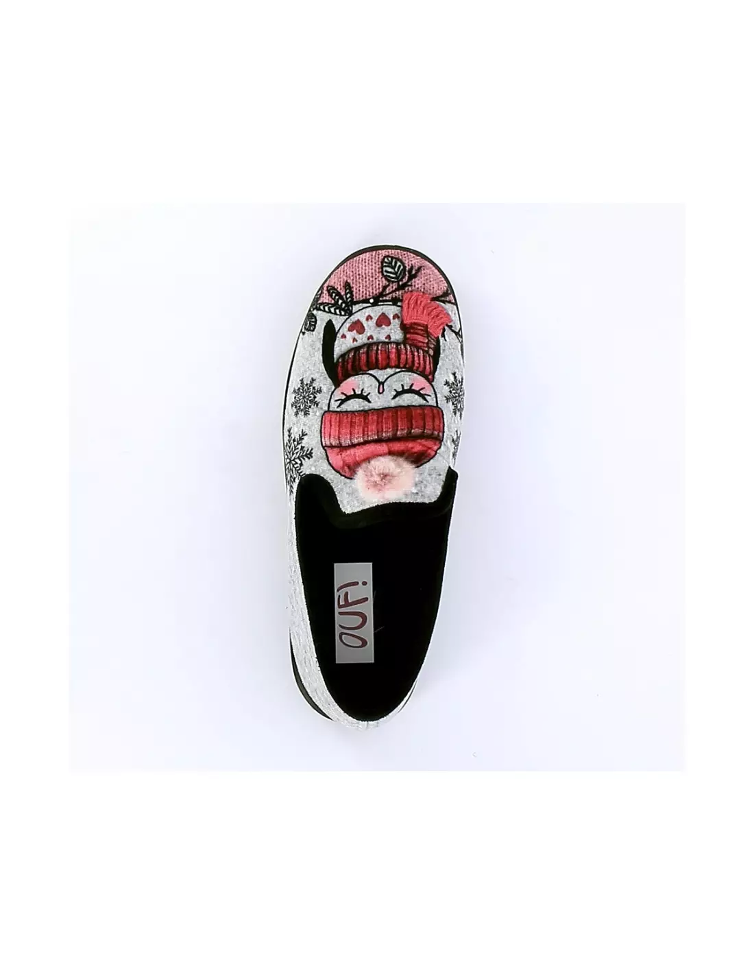 OUF TOURAIN - Pantoufles & chaussons Gris