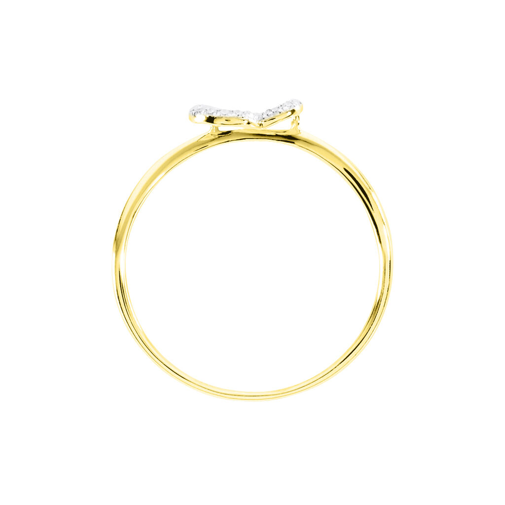 Bague Louise Or Jaune Diamant
