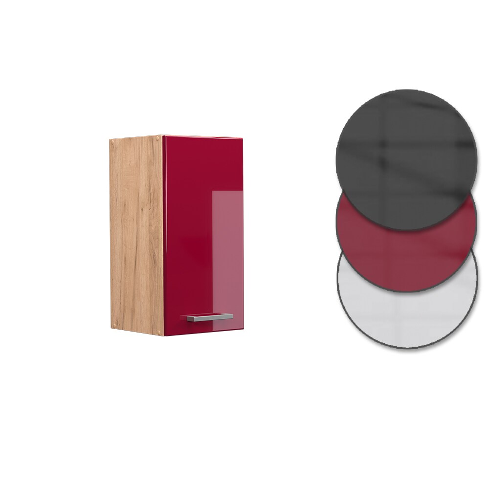 Vicco Hängeschrank Küchenschrank Küchenzeile R-Line 30 cm Goldkraft Bordeaux