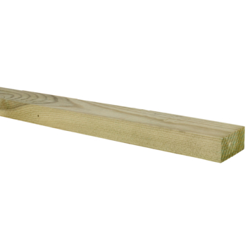 Tuinpaal grenenhout ruw ca. 2,5 x 5,0 cm, lengte ca. 180 cm
